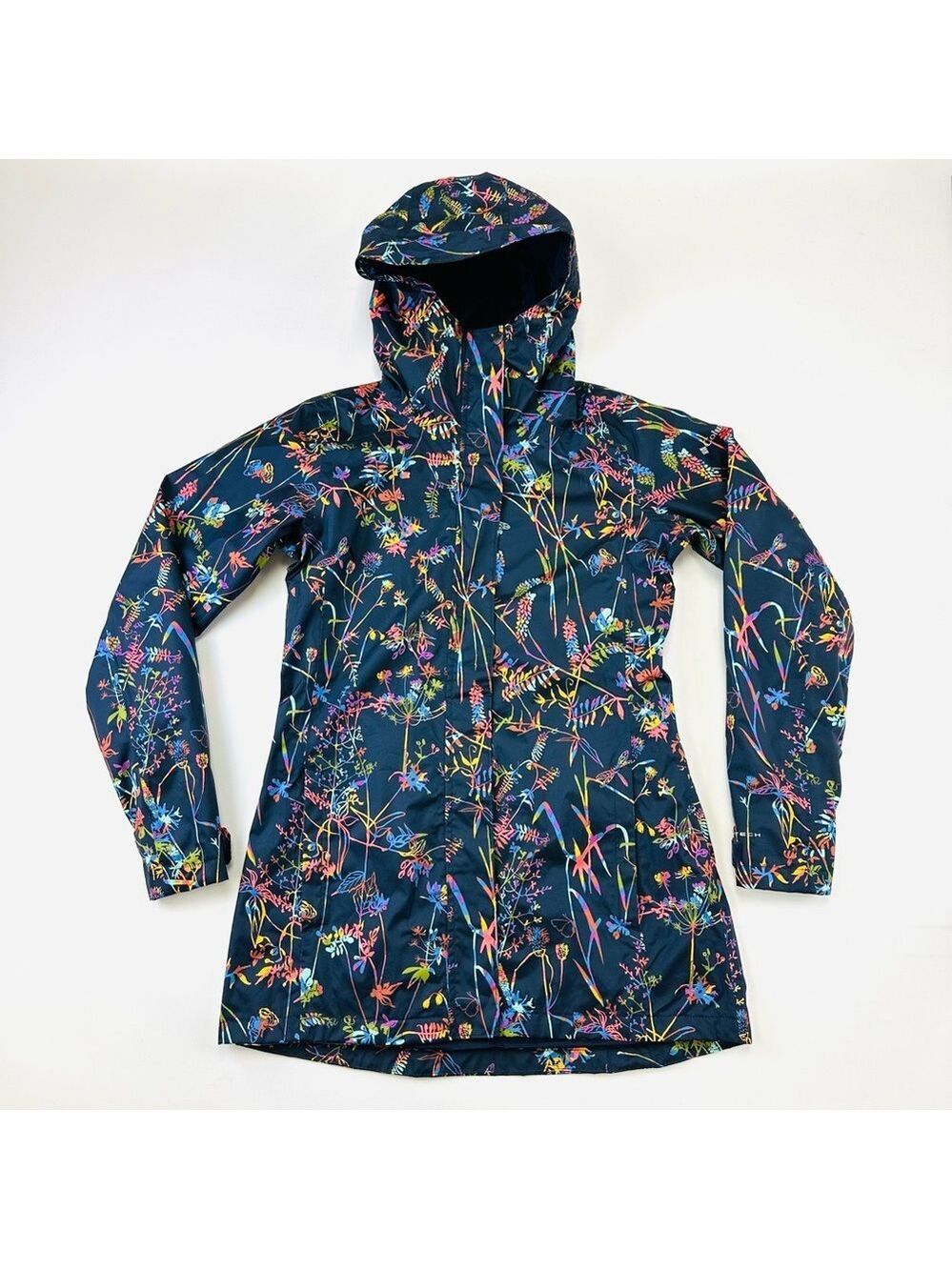 Columbia Women's Side Hill Printed floral hooded Jacket Small water resistant